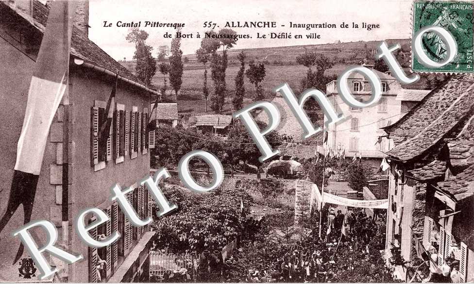 Inauguration de la ligne de Bort a Neussargues
