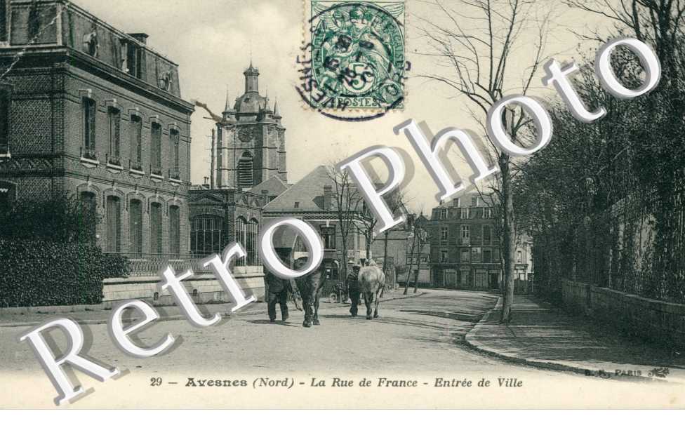 la Rue de France - entr de ville