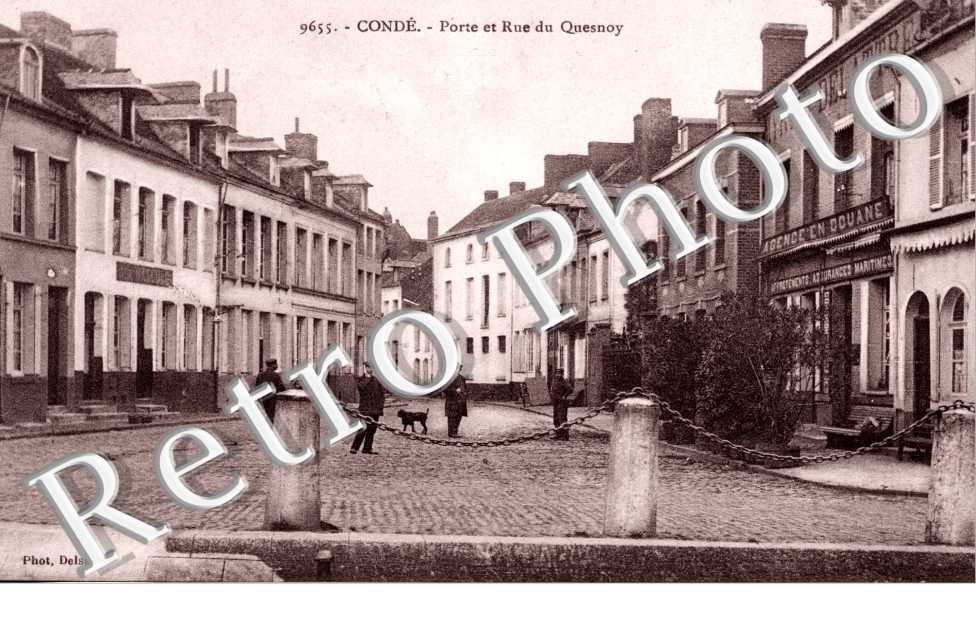 porte et rue du Quesnoy