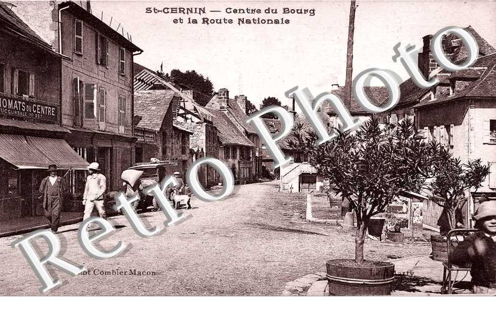CENTRE DU BOURG ET LA ROUTE NATIONALE