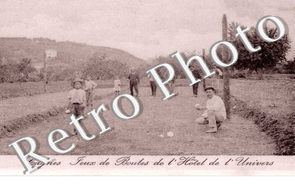 Jeux de boules de l'hotel de l'Univers