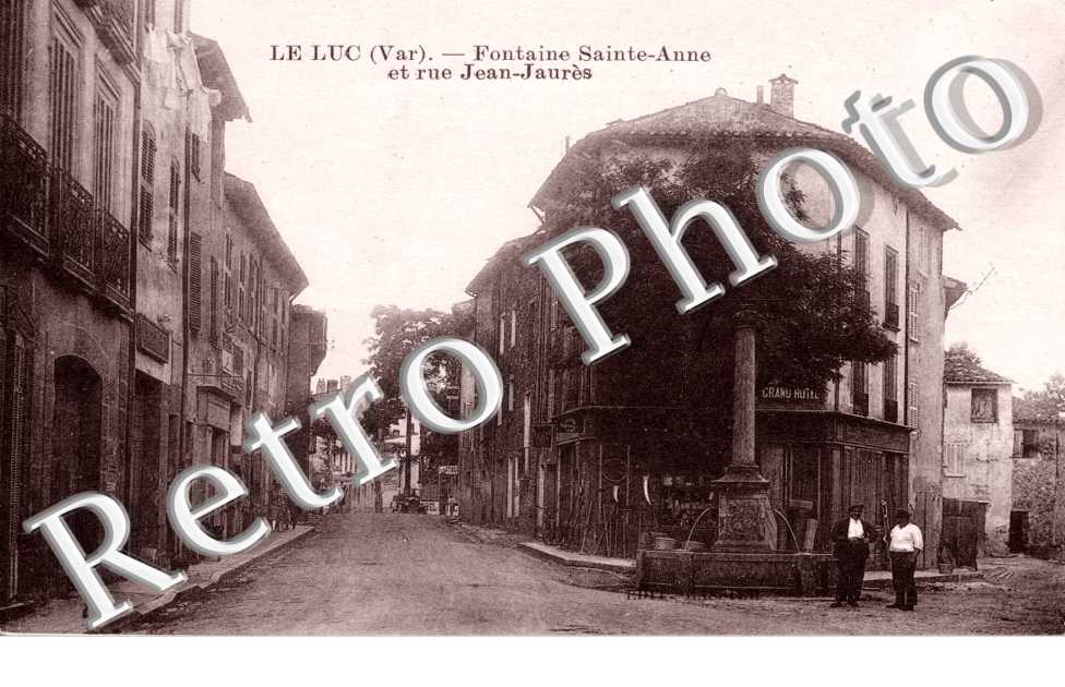 fontaine Sainte-Anne et rue Jean-Jaures