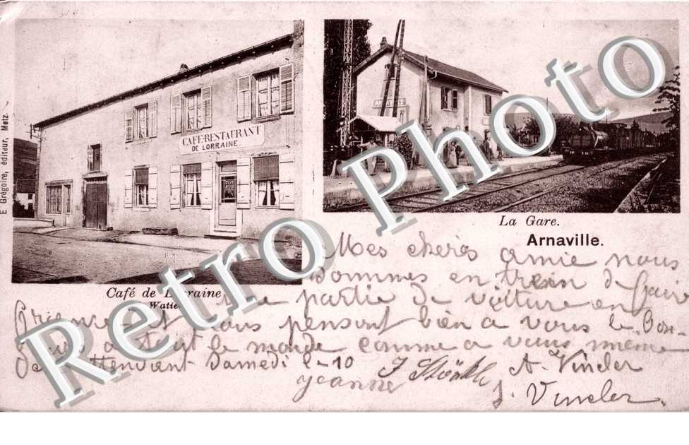 cafe de Lorraine ( F. Watier)  La gare