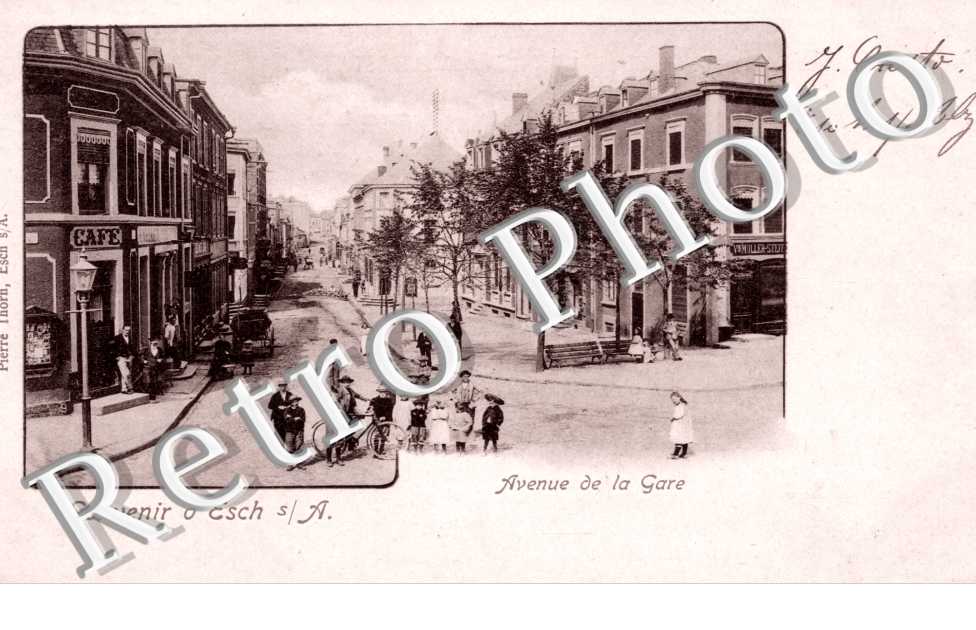 souvenir d'Esch sur Alzette  Avenue de la gare