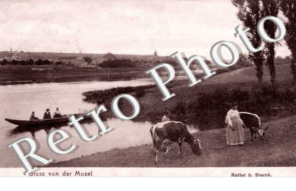 Gruss von der Mosel  Rettel b. Sierck