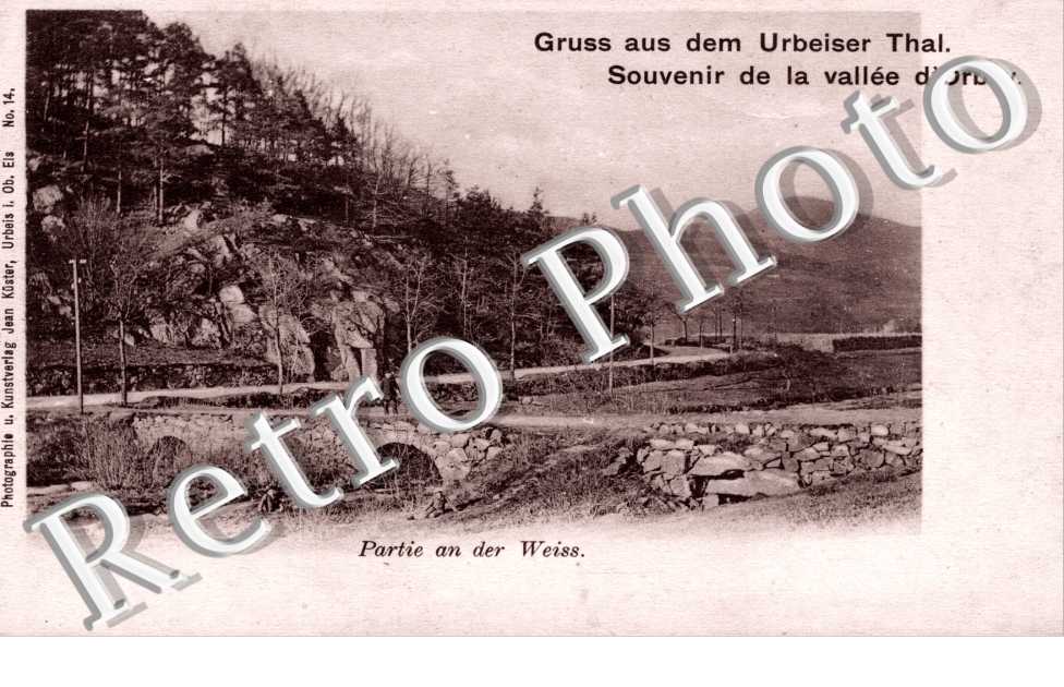 souvenir de la vallee d'Orbey  Partie an der Weiss