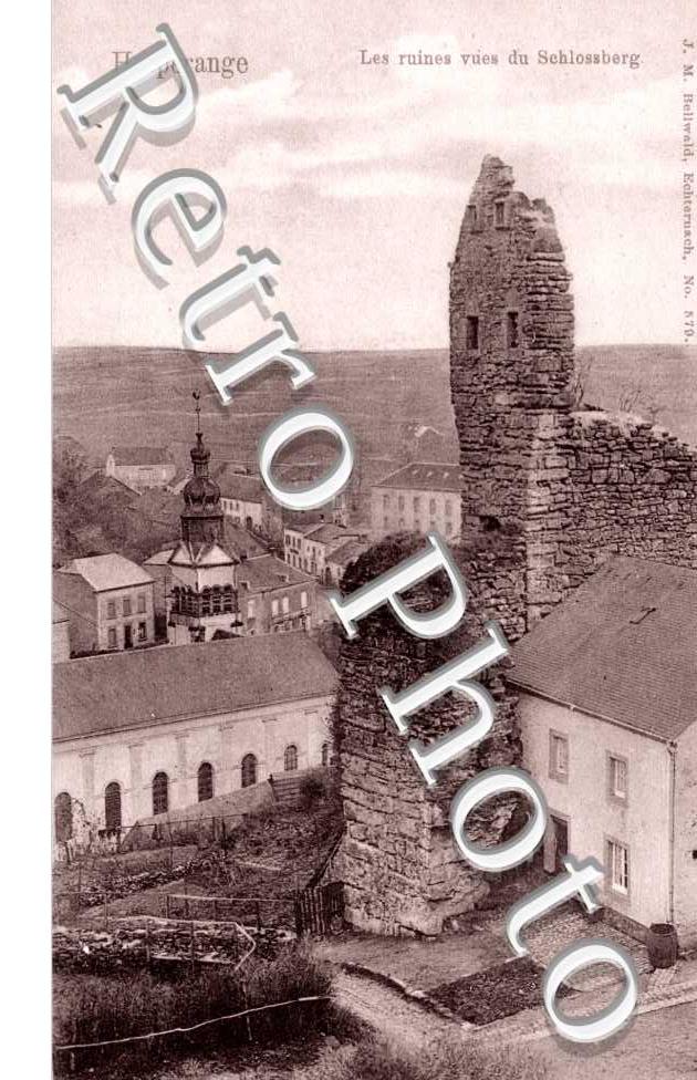 Les ruines vues du Schlossberg