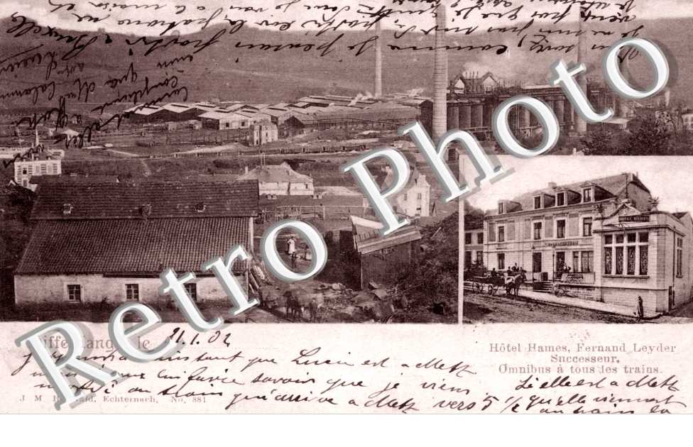 Hotel Hames, Fernand Leyder Successeur. Omnibus a tous les trains