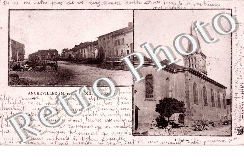 une rue -  l'eglise