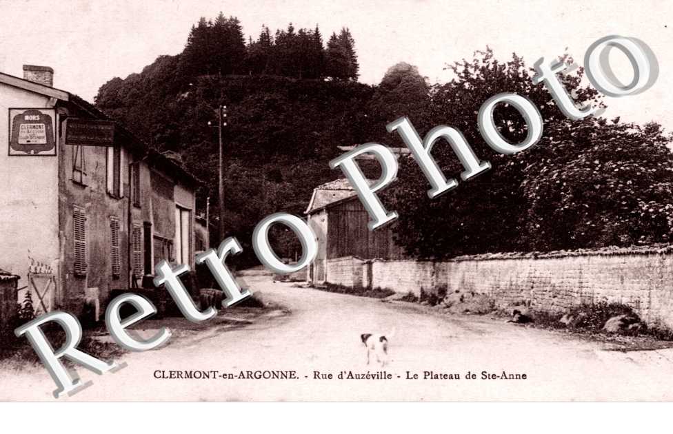 rue d'Auzeville Le plateau de Sainte-Anne