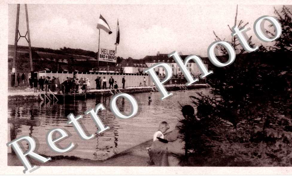 legende au dos : Grands Bains " Helio "' Prop. P. Krack