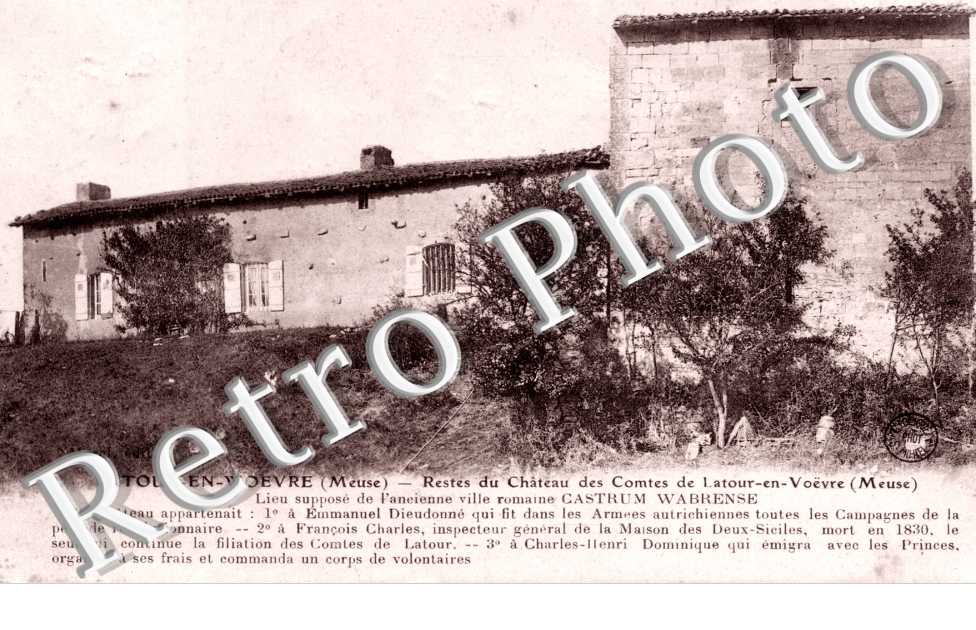 restes du chateau des Comtes de Latour-en-Woevre