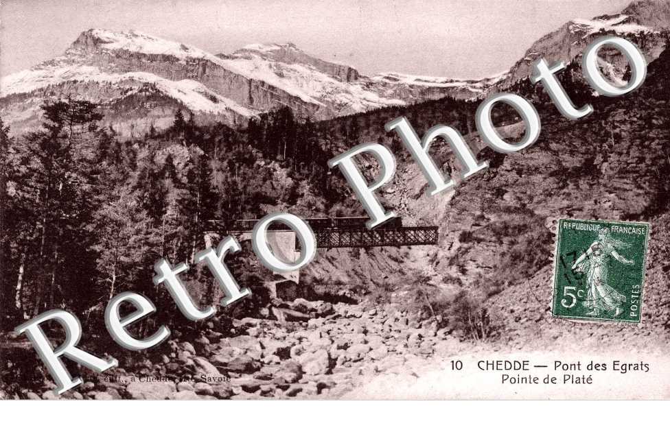 Chedde Pont des Egrats  Pointe de Plate
