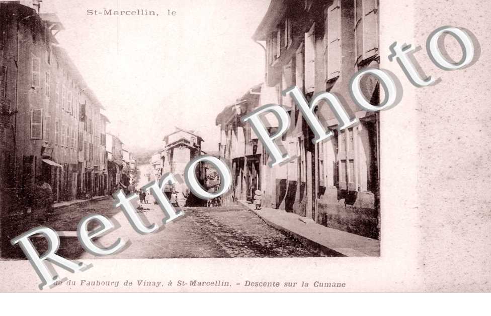 vue du faubourg de vinay, descente sur la cumane
