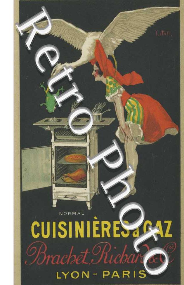 Cuisinieres a gaz Brachet Richard & Cie Lyon Paris