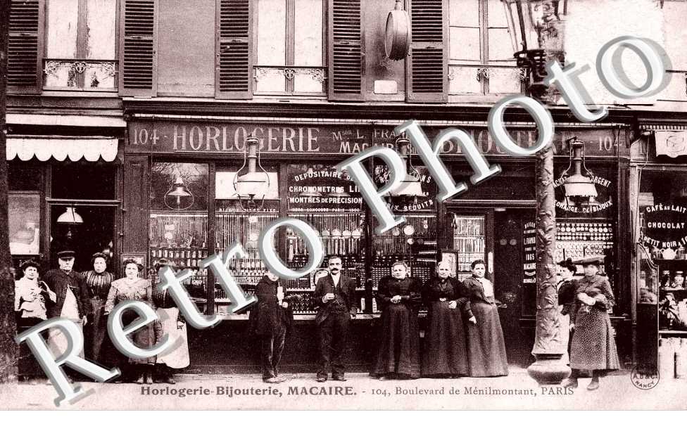 Horlogerie Bijouterie Macaire  104 boulevard de Menilmontant