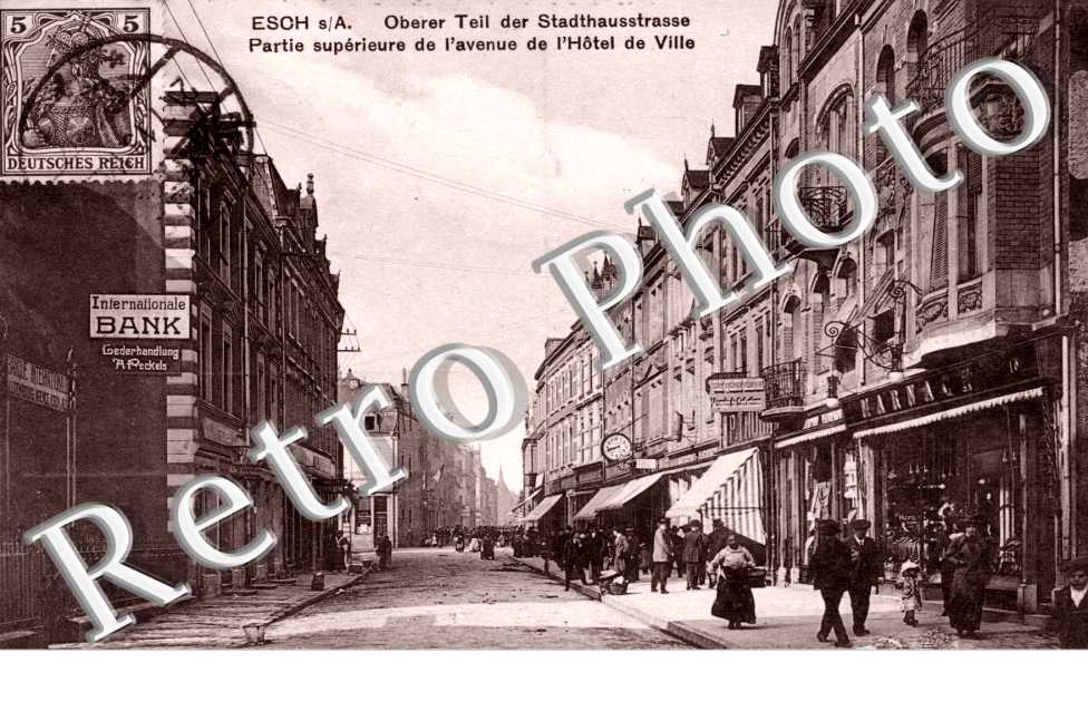 Partie superieure de l'avenue de l'hotel de ville