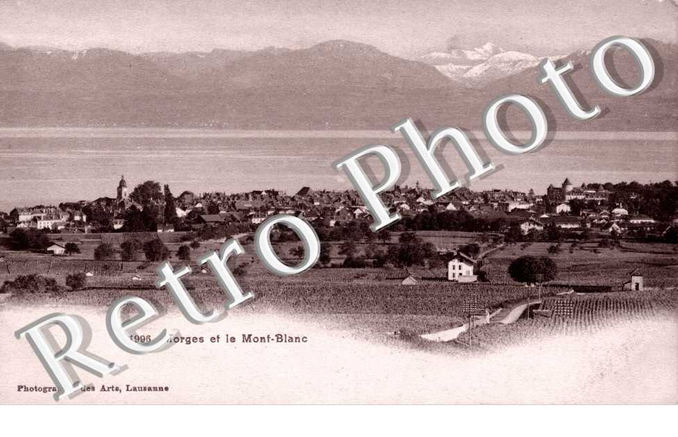 Morges et le Mont-Blanc