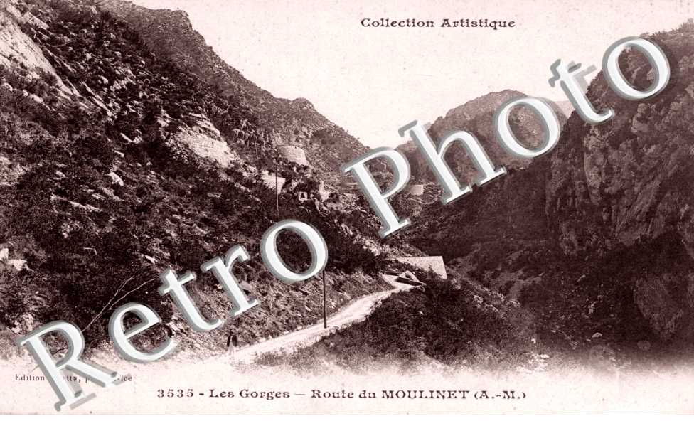 Les gorges  Route du Moulinet