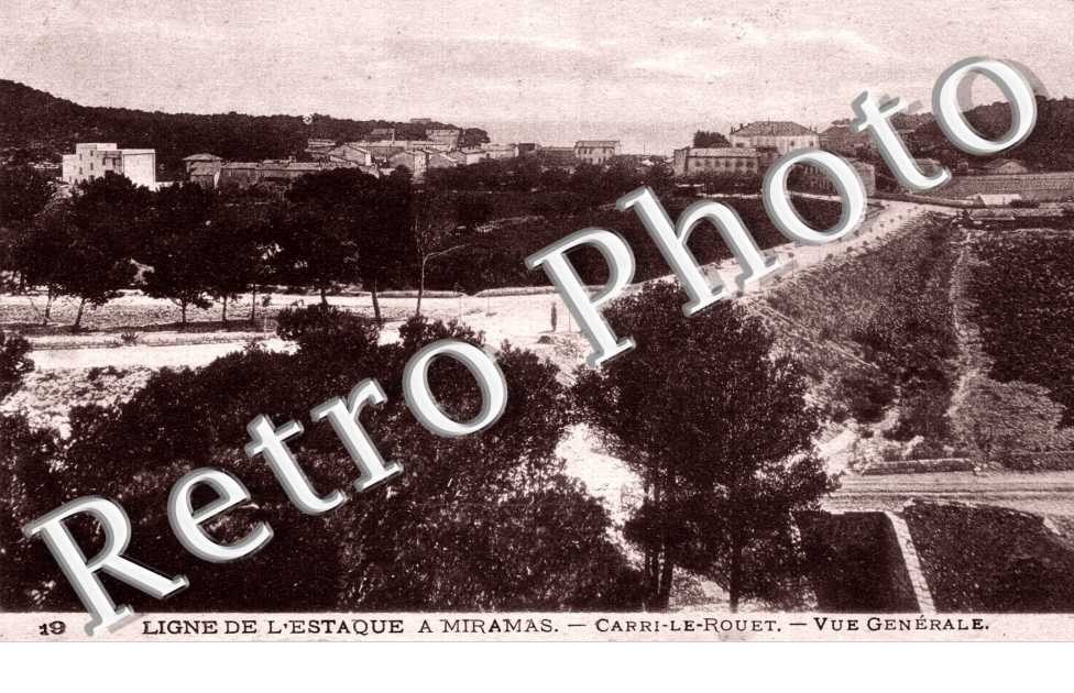 Ligne de l'Estaque a Miramas, vue generale