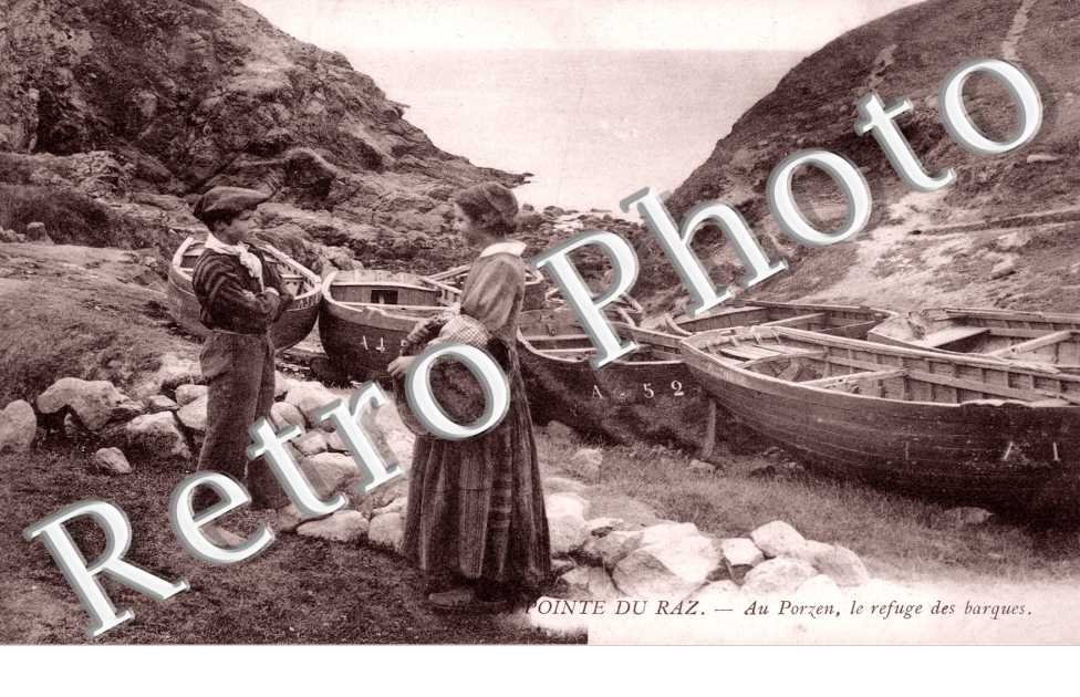 la Point du RazAu Porzen, le refuge des barques