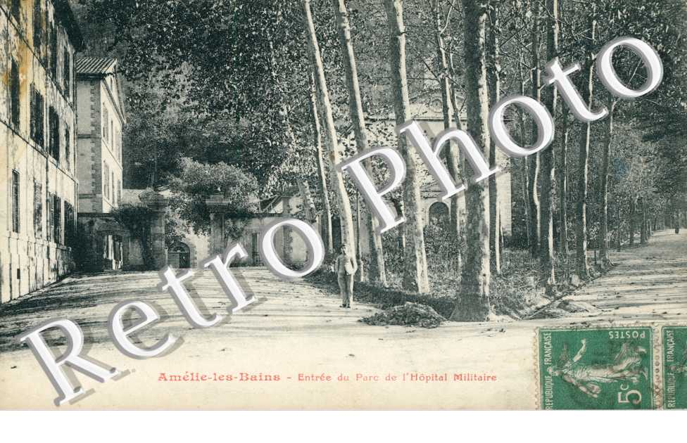 Entree du Parc et l'Hopital Militaire