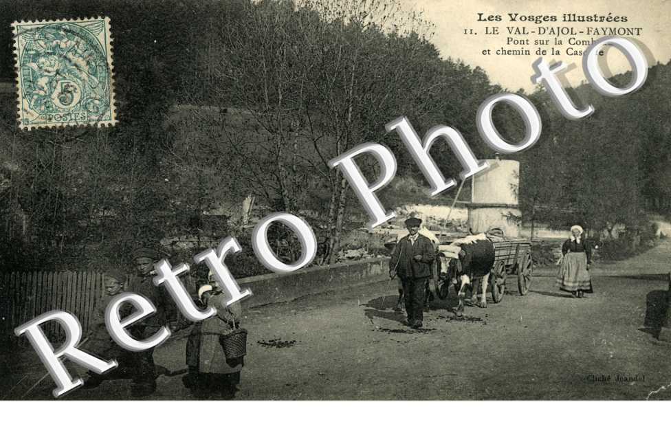 Pont sur la Combeaute et chemin de la cascade