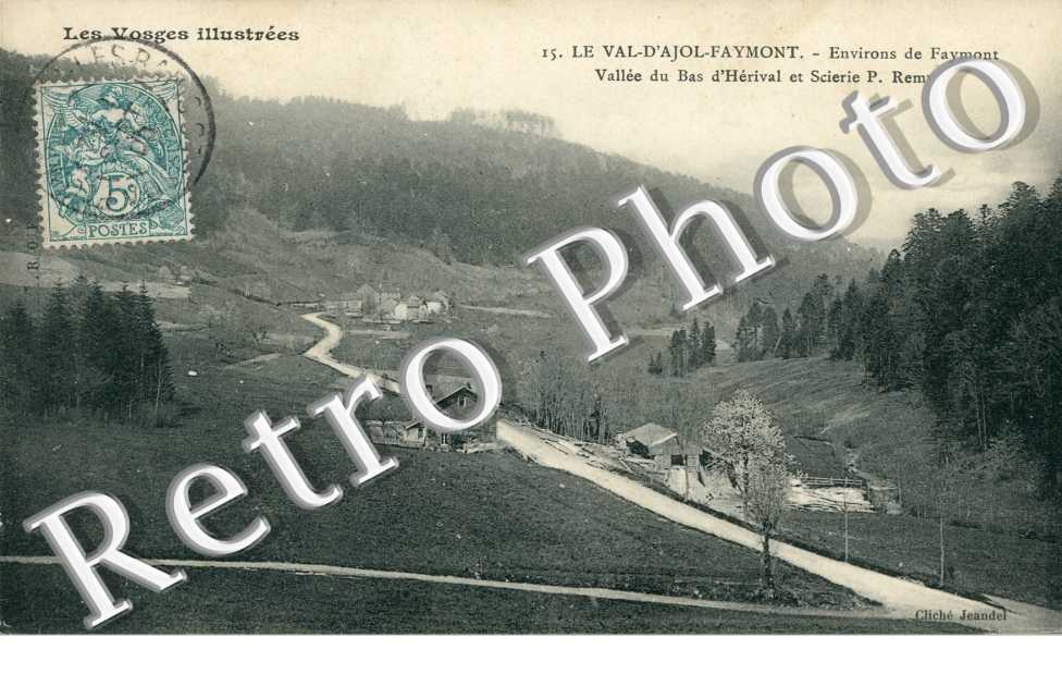 vallee du bas d'Herival et scierie - P. Remy