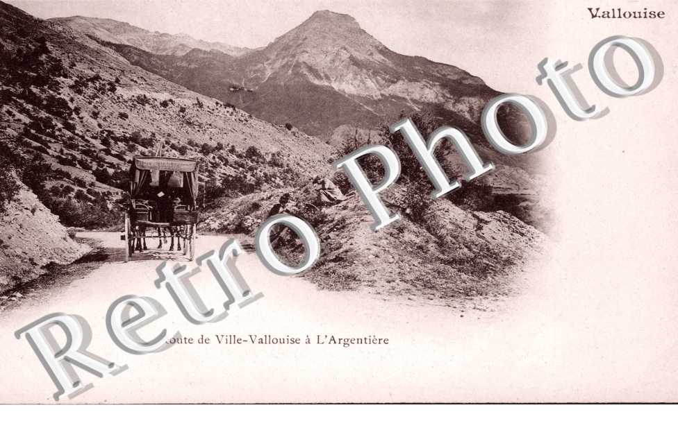 Route de ville-vallouise a l'Argentiere