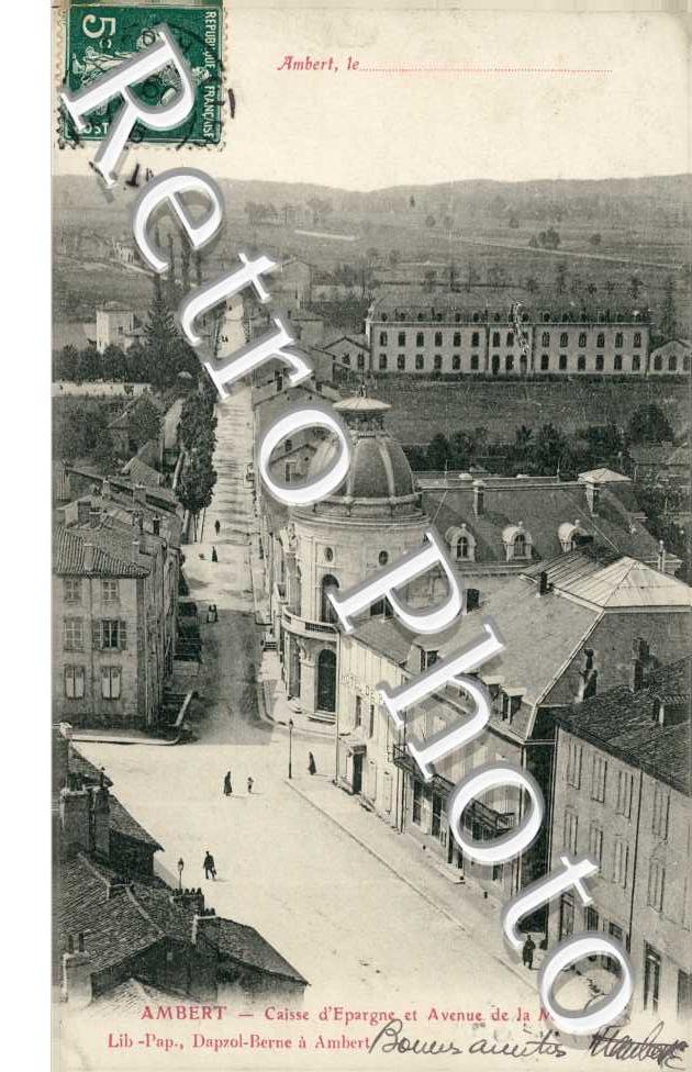 Caisse d'Epargne et Avenue de la Masse
