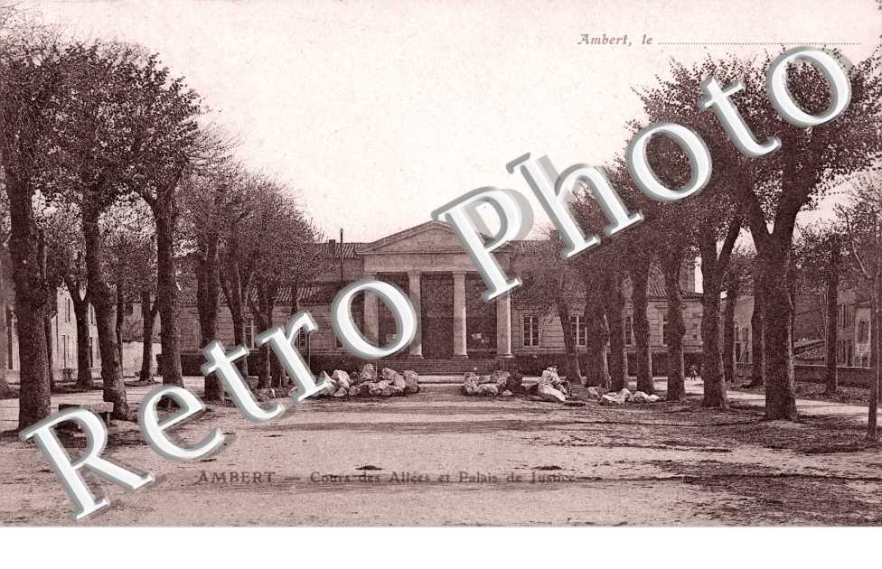 Cours des allees et Palais de Justice