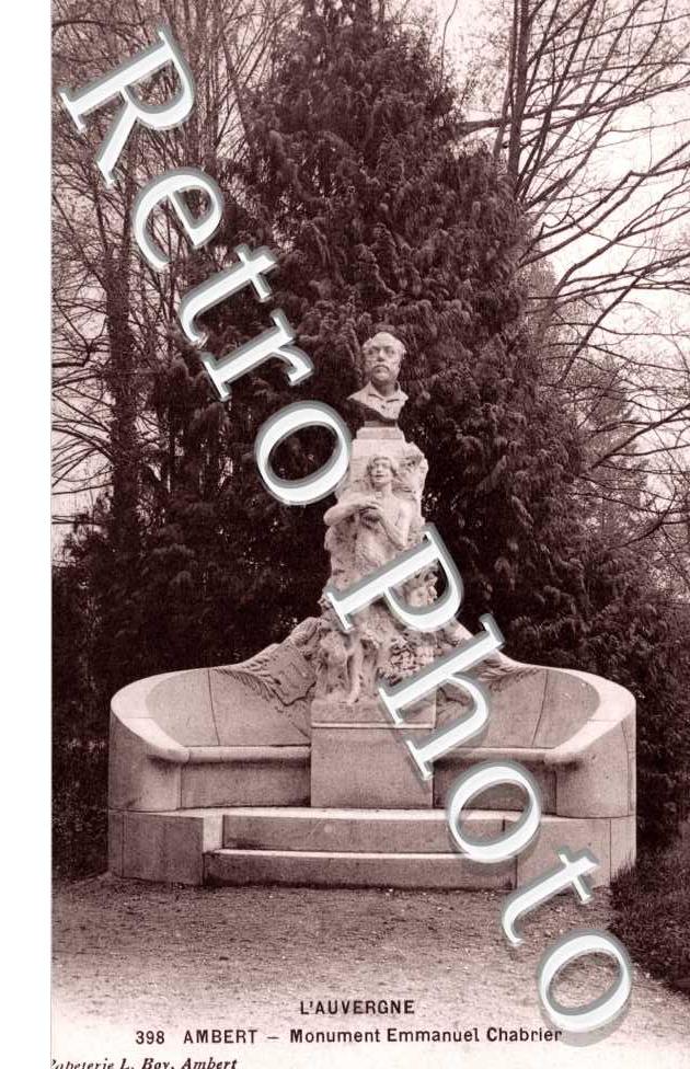 le monument a E Chabrier