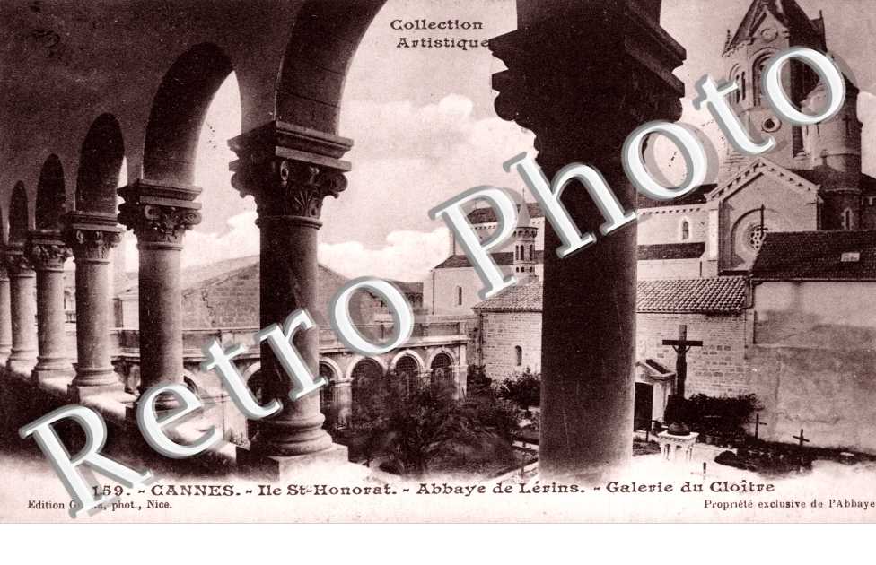 Ile St Honorat, Abbaye de Lerins, Galerie du Cloitre