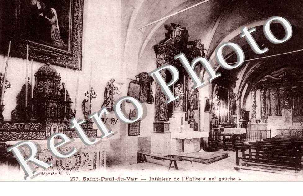 Interieur de l'eglise Nef Gauche