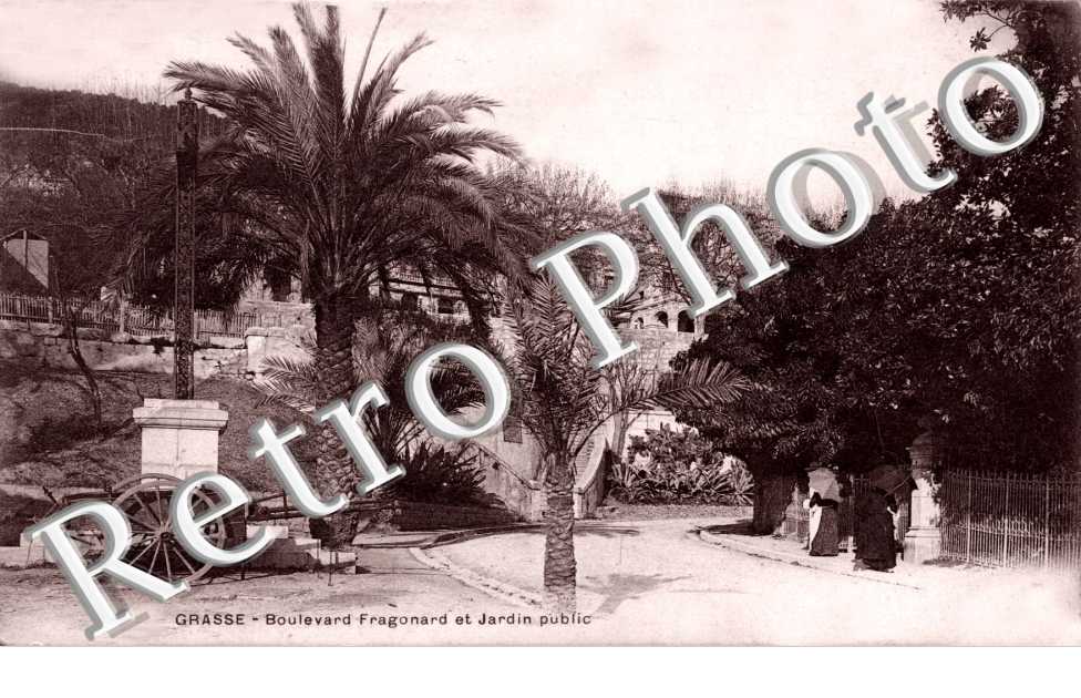 le boulevard Fragonard et jardin public