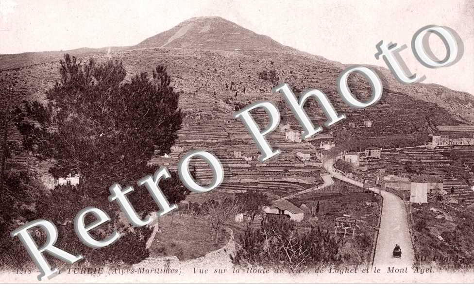 Vue sur la route de Nice