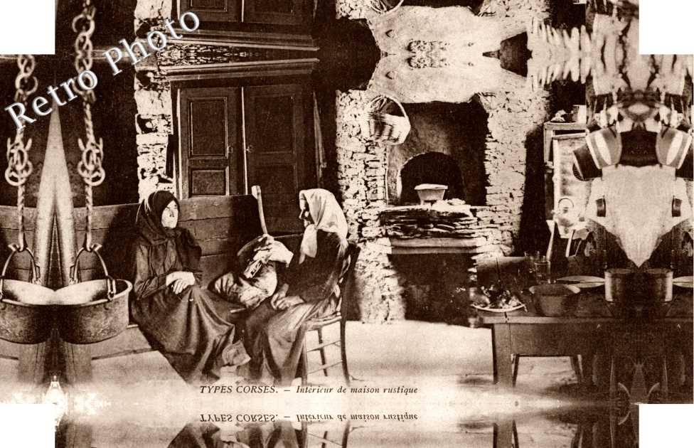 Interieur d'une maison rustique
