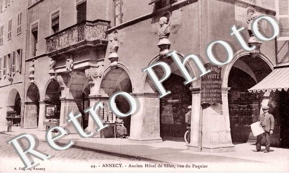 Ancien Hotel de Sales, Rue du Paquier