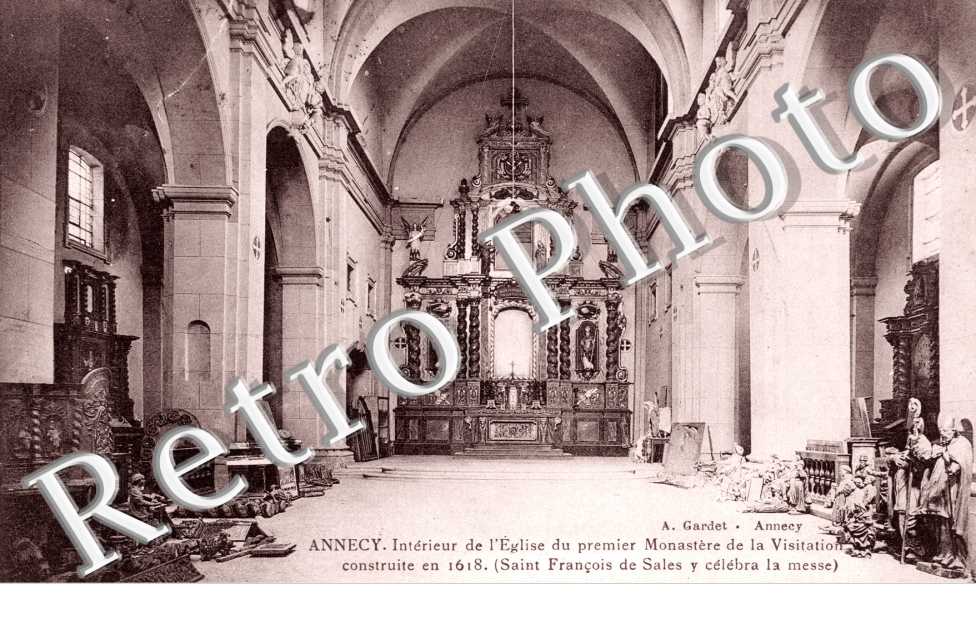 Interieur de l'Eglise du premier Monastere de la Visitation