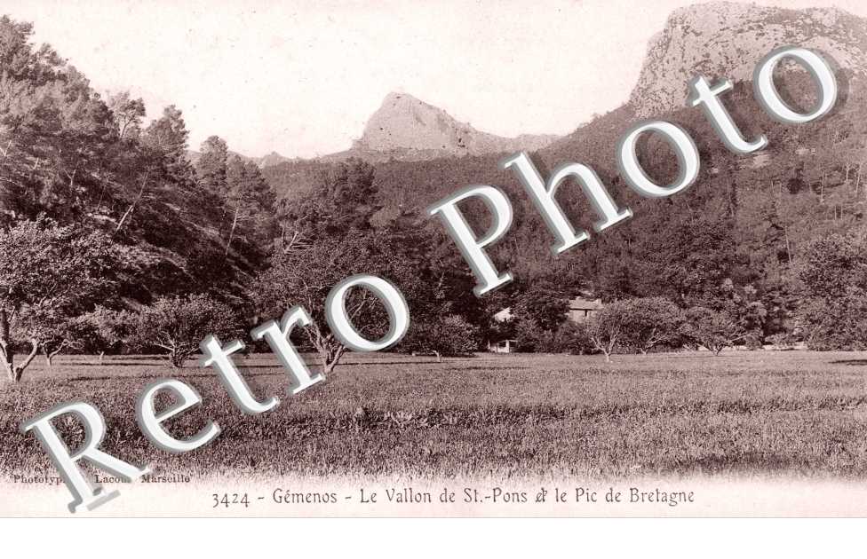 Le vallon de st-Pons et le pic de Bretagne