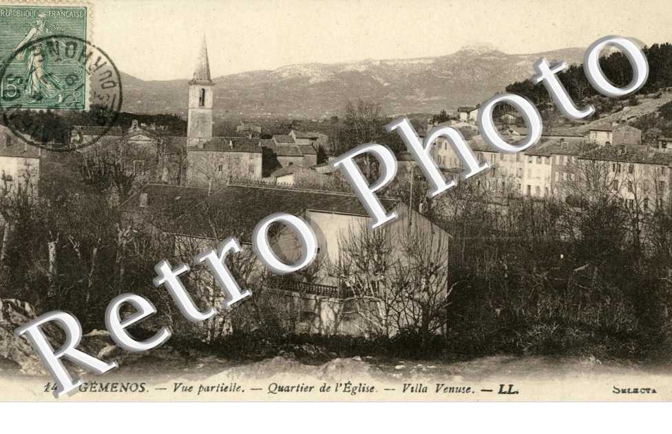 Vue partielle - quartier de l'eglise - villa venuse