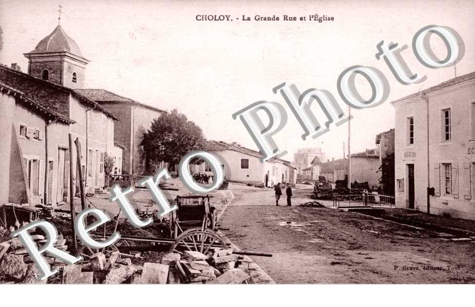 Grande rue et l'eglise