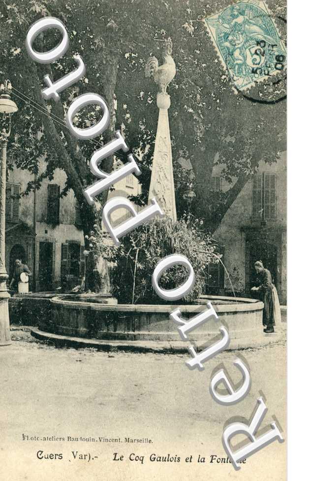 Le Coq Gaulois et la Fontaine