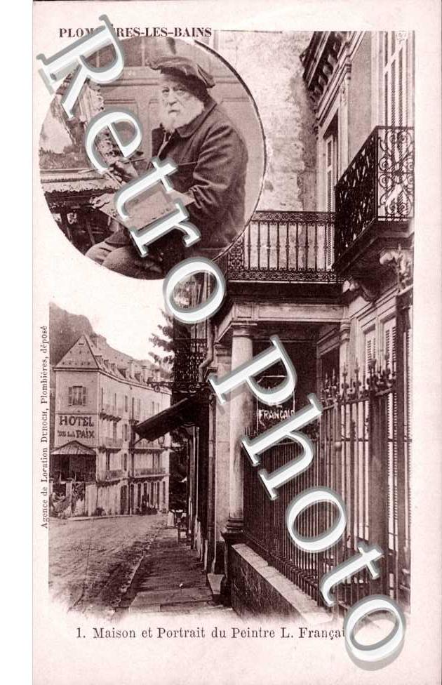 Maison et Portrait du Peintre Louis Francais