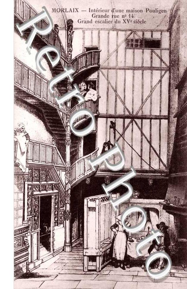 Interieur d'une maison Pouligen, Grande Rue