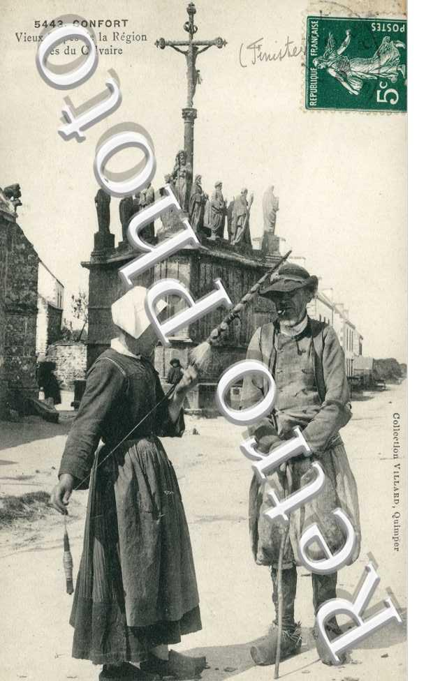 Confort. Vieux Types de la region pres du Calvaire