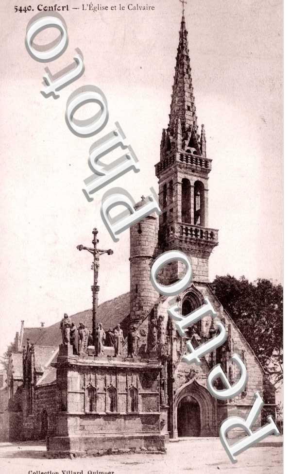 Confort, l'eglise et le calvaire