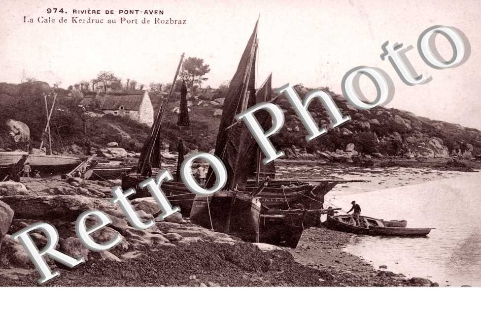 la cale de Kerdruc au port de Rozbraz