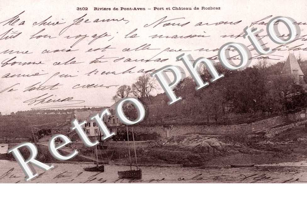 Port et Chateau de Rozbraz, Riviere de Pont-Aven