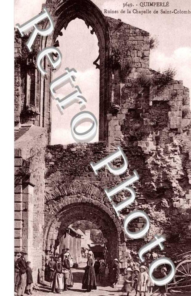 ruines de la chapelle de Saint Colomban